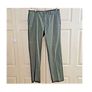 Hawker Rye Olive Relaxed Fit Men's Casual Pants Straight Leg Cotton Spandex